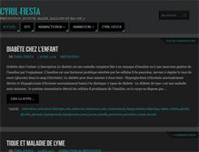 Tablet Screenshot of cyril-fiesta.fr